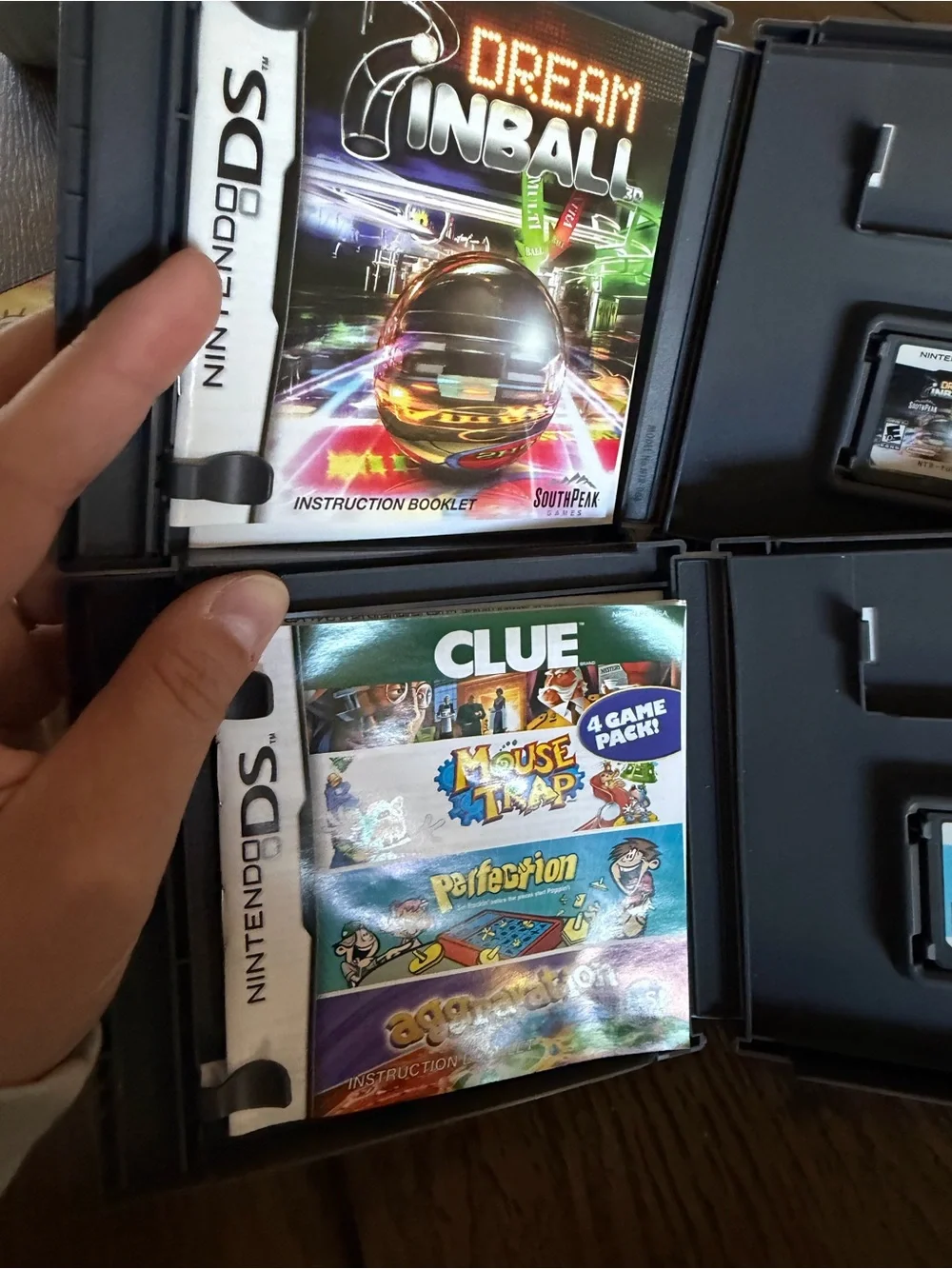Lot of Nintendo DS Games Pets Petz Pet Resort Dream Pinball Clue Perfection